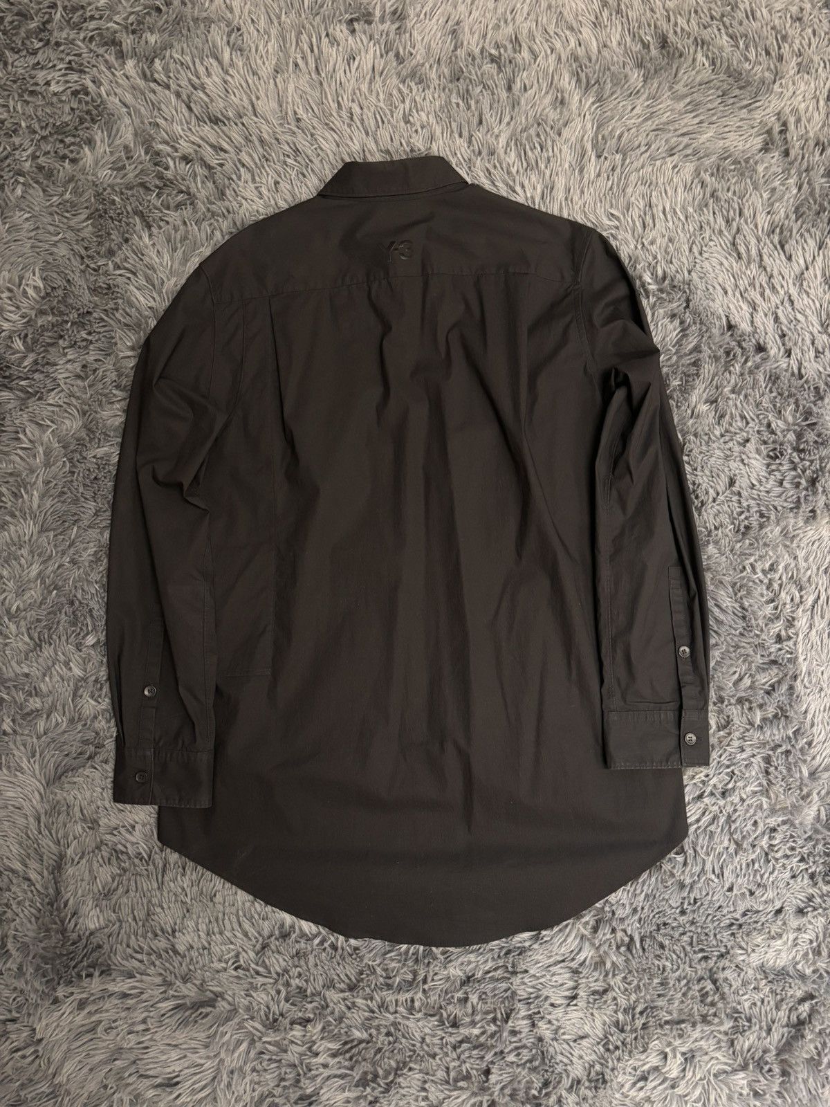 Y-3 Y3 Asymmetrical Black Button Up Size US L / EU 52-54 / 3 - 2 Thumbnail