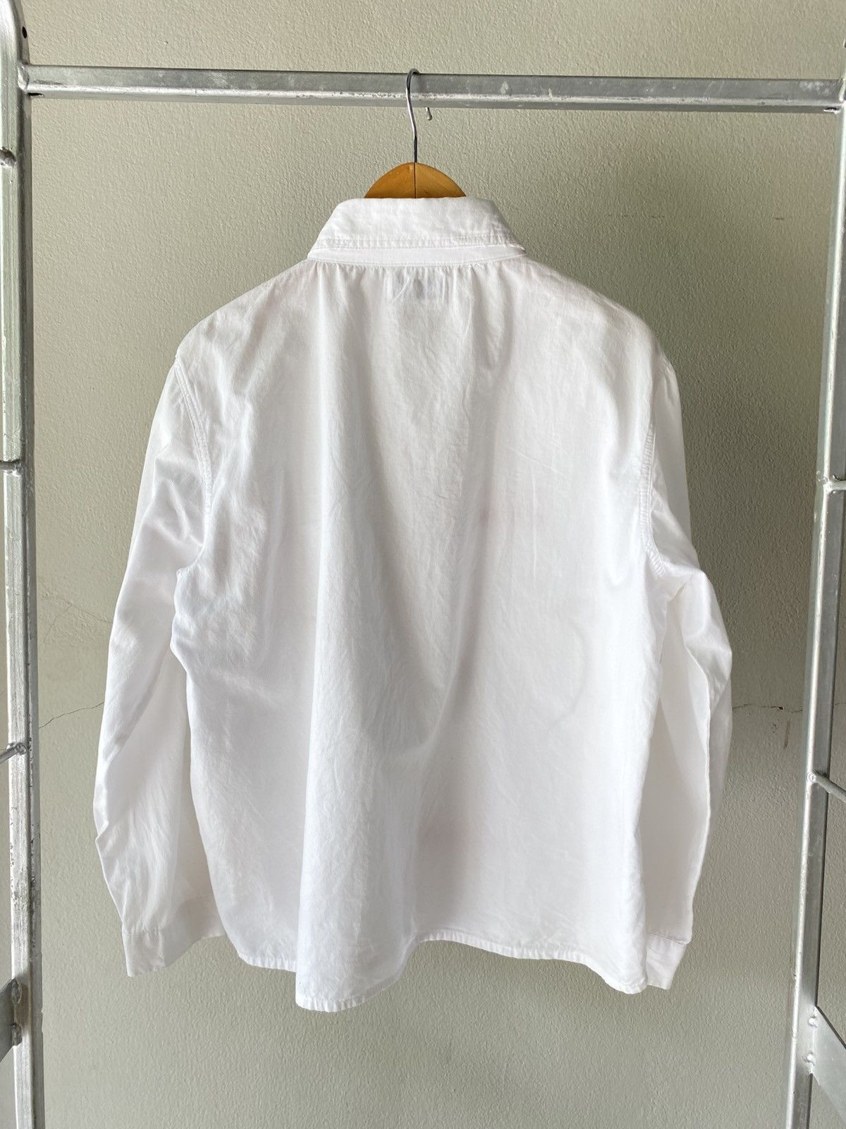 Japanese Brand OH. Castle White Embroidered Long-Sleeve Shirt Size M / US 6-8 / IT 42-44 - 14 Thumbnail