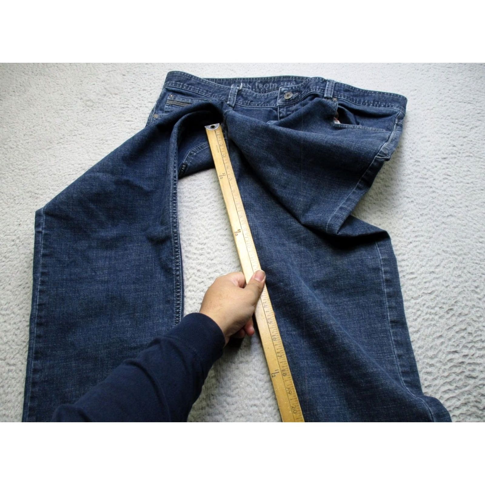 Prana prAna Jeans Mens 38x34 Blue Slim Fit Straight Leg Denim Pants Casual Comfort Size US 38 / EU 54 - 6 Thumbnail