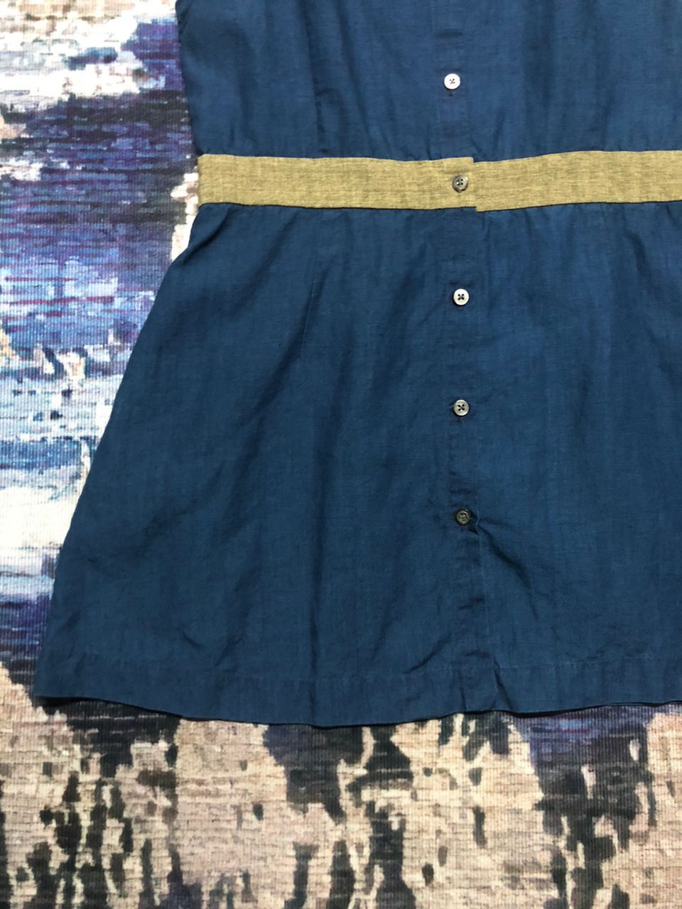 45rpm 45R By 45rpm Cotton Linen Sleeveless Mini Dress Size M / US 6-8 / IT 42-44 - 9 Thumbnail