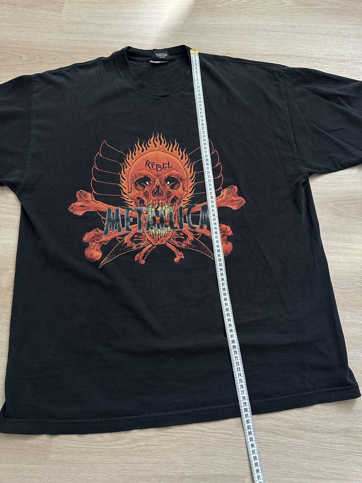 Metallica Metallica 1997 Pushhead super oversized Vintage Printed Band Size US XXL / EU 58 / 5 - 5 Thumbnail