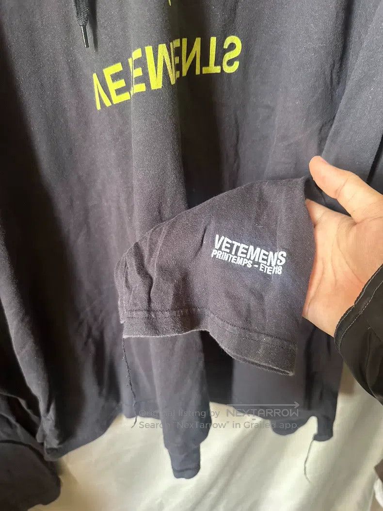 Vetements Vetements Lightweight Hoodie Size US M / EU 48-50 / 2 - 3 Thumbnail