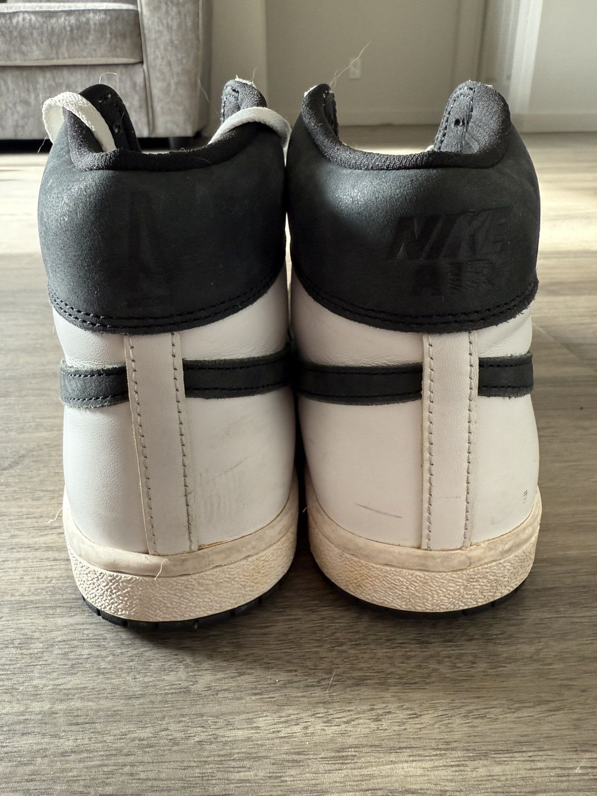 A Ma Maniere × Jordan Brand × Nike A Ma Maniere Air Ship PE SP White/Black Size US 11.5 / EU 44-45 - 3 Thumbnail