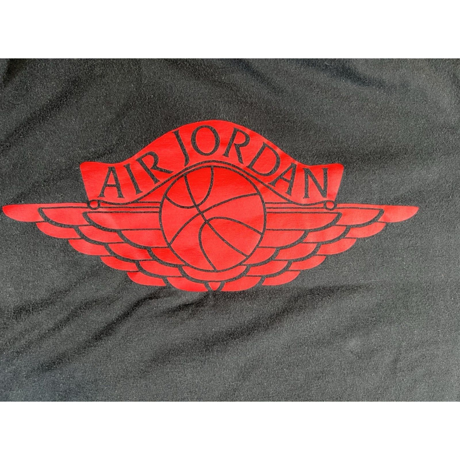 Nike Nike Jordan Iconic Wings Long Sleeve T-Shirt Men’s Medium Black Red Mens Shirt Size US M / EU 48-50 / 2 - 4 Thumbnail