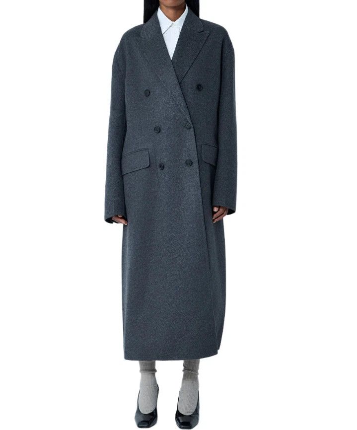 Prada PRADA Gray Wool/Cashmere Coat New And Authentic Size S / US 4 / IT 40 - 1 Thumbnail