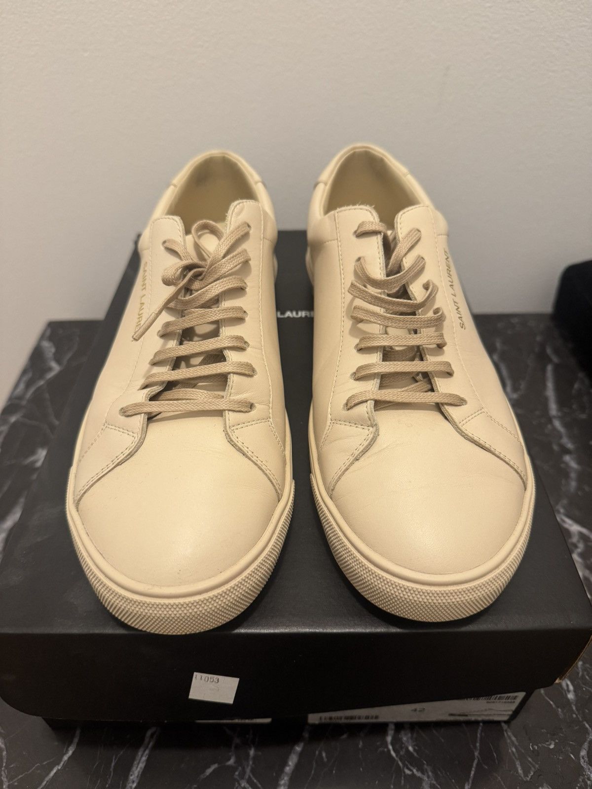 Saint Laurent Paris Andy Low Top Sneaker Size US 12 / IT 42 - 4 Thumbnail