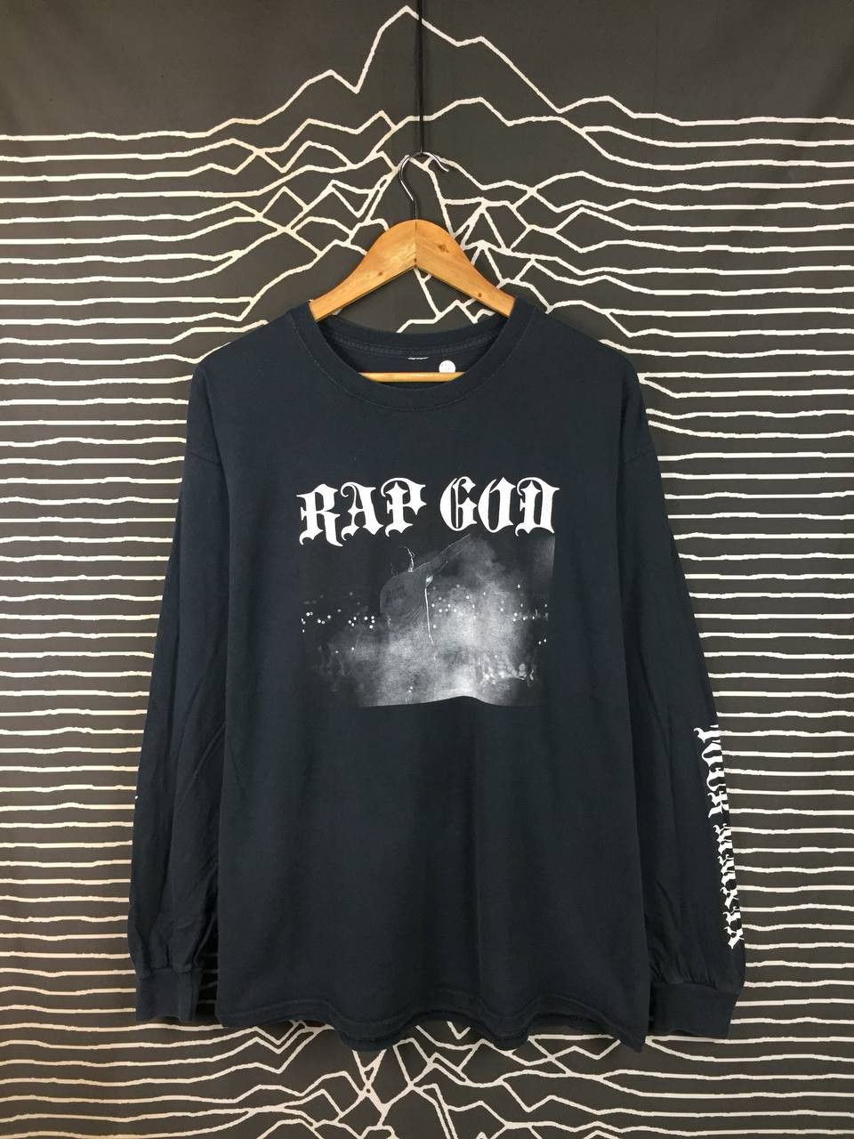 Rap Tees Eminem Rap God Rapture Tour 2019 Long Sleeve Tee Size US XL / EU 56 / 4 - 2 Thumbnail