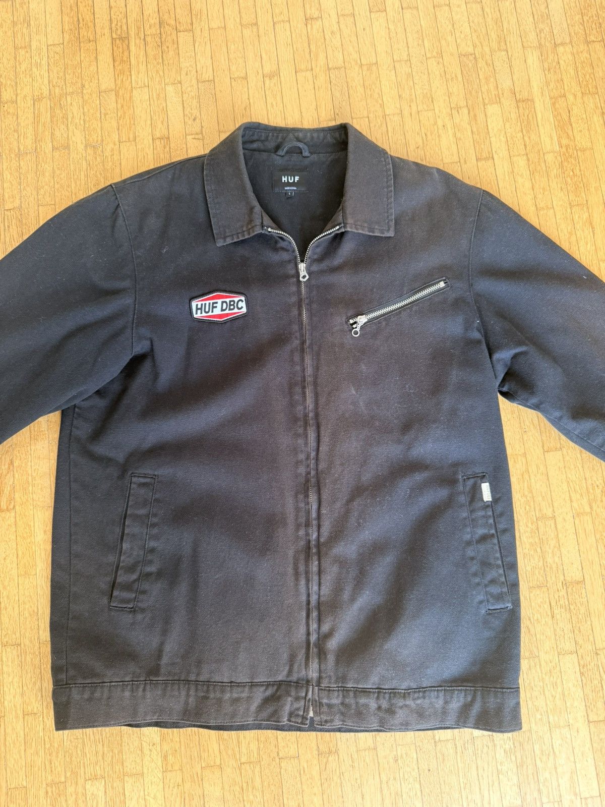 Huf HUF WORK JACKET black Size US L / EU 52-54 / 3 - 2 Thumbnail