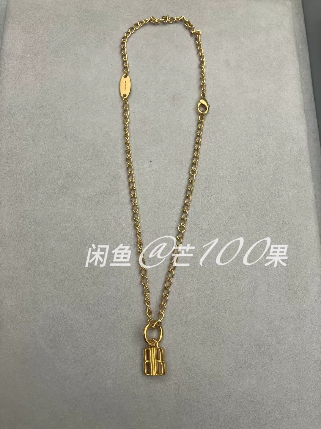 Balenciaga Balenciaga 25 BB Letter Necklace Size ONE SIZE - 1 Thumbnail