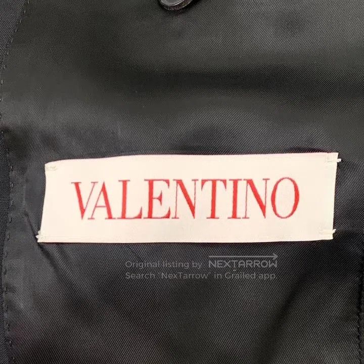 Valentino Valentino Black lapel long-sleeved blazer Size 46S - 6 Thumbnail