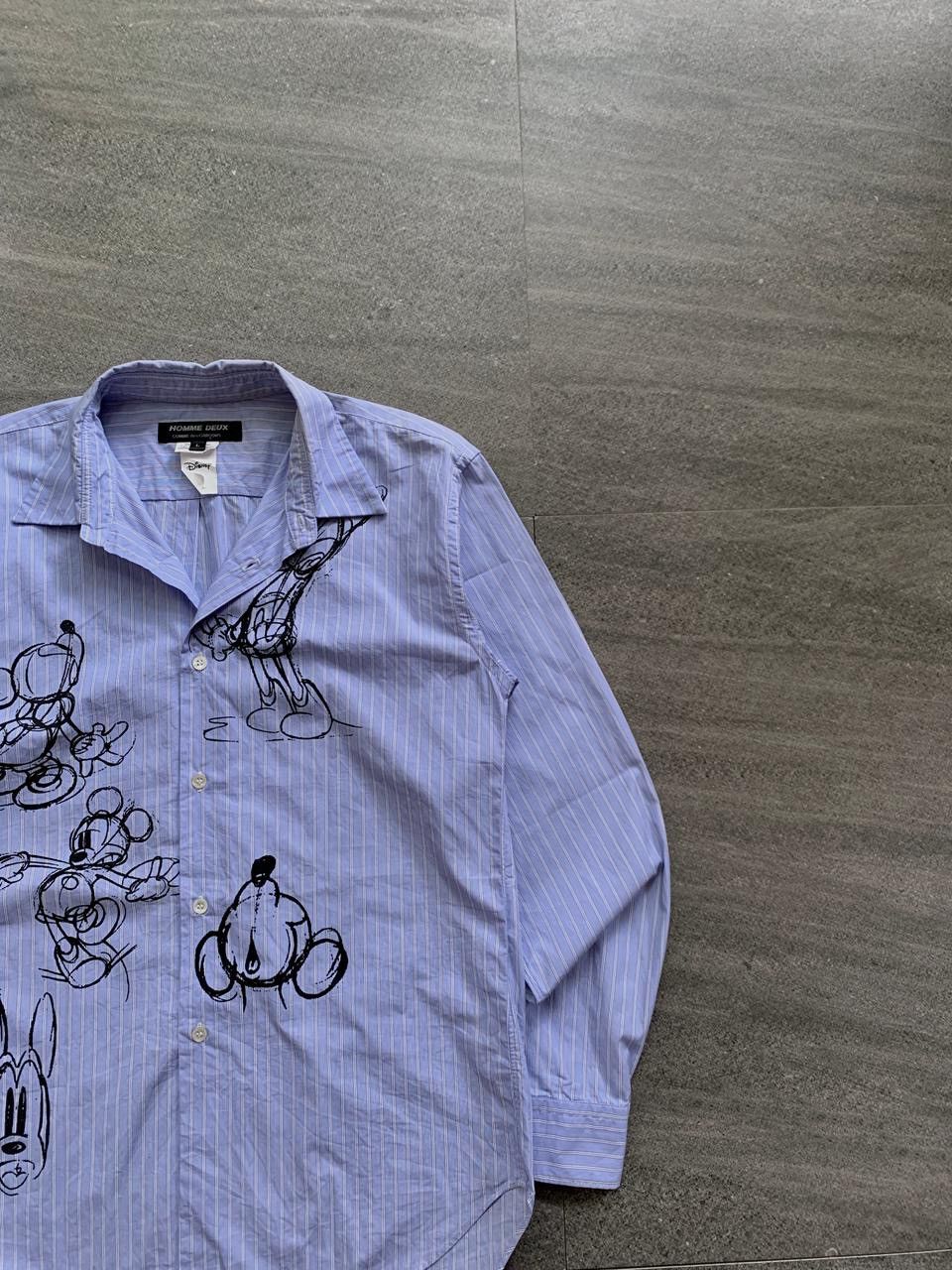 Comme des Garcons Homme Deux FREE TAX! Disney Mickey Mouse Collabs Ls Shirt Size US M / EU 48-50 / 2 - 2 Thumbnail