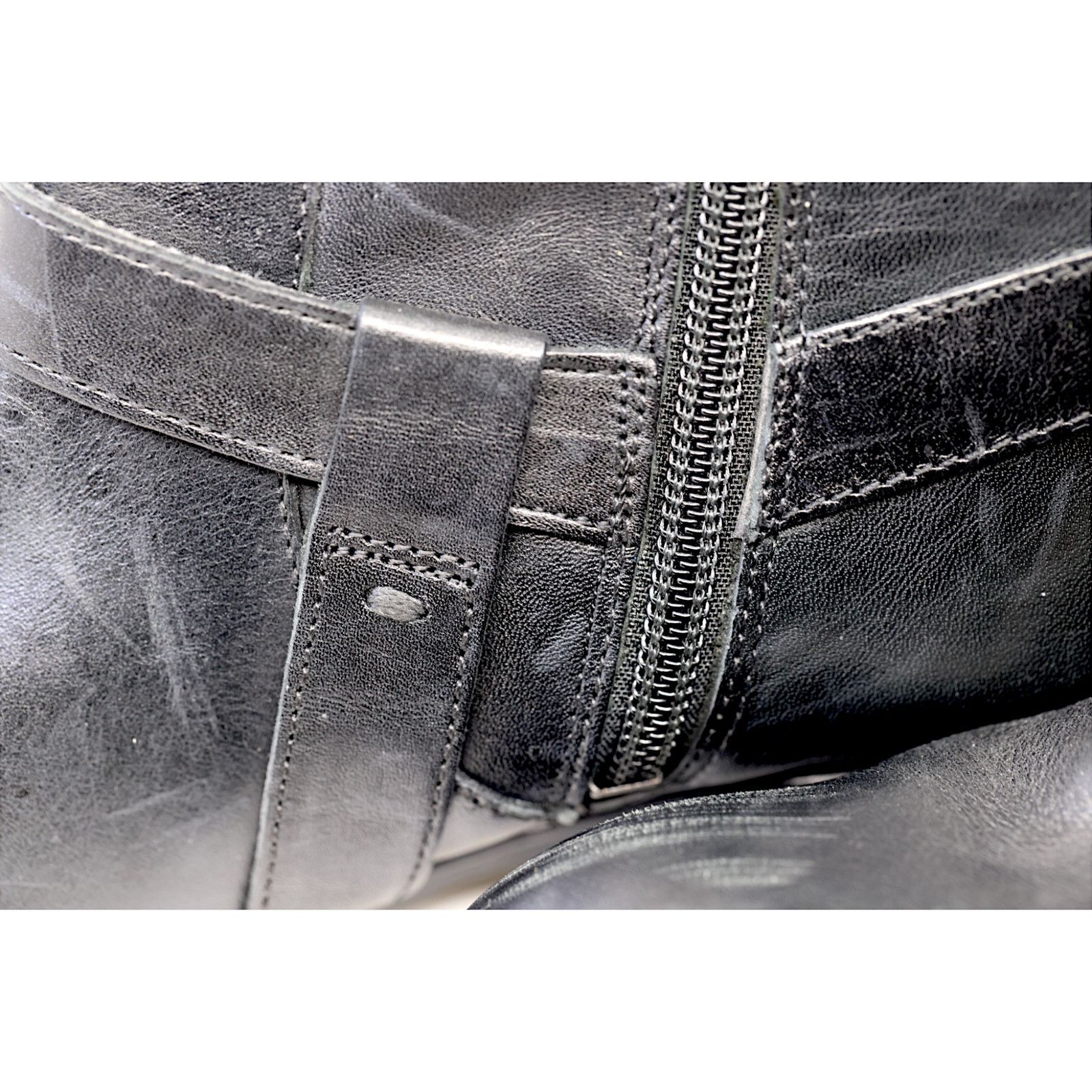 Ralph Lauren Ralph Lauren Margarite Leather Boots 5.5B Black 15" KneeHigh Size US 5.5 / IT 35.5 - 6 Thumbnail