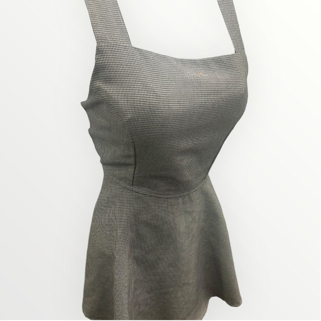 Vintage Vintage 1990s Greed Girl Gingham Mini Fit & Flare Dress Size M / US 6-8 / IT 42-44 - 5 Thumbnail