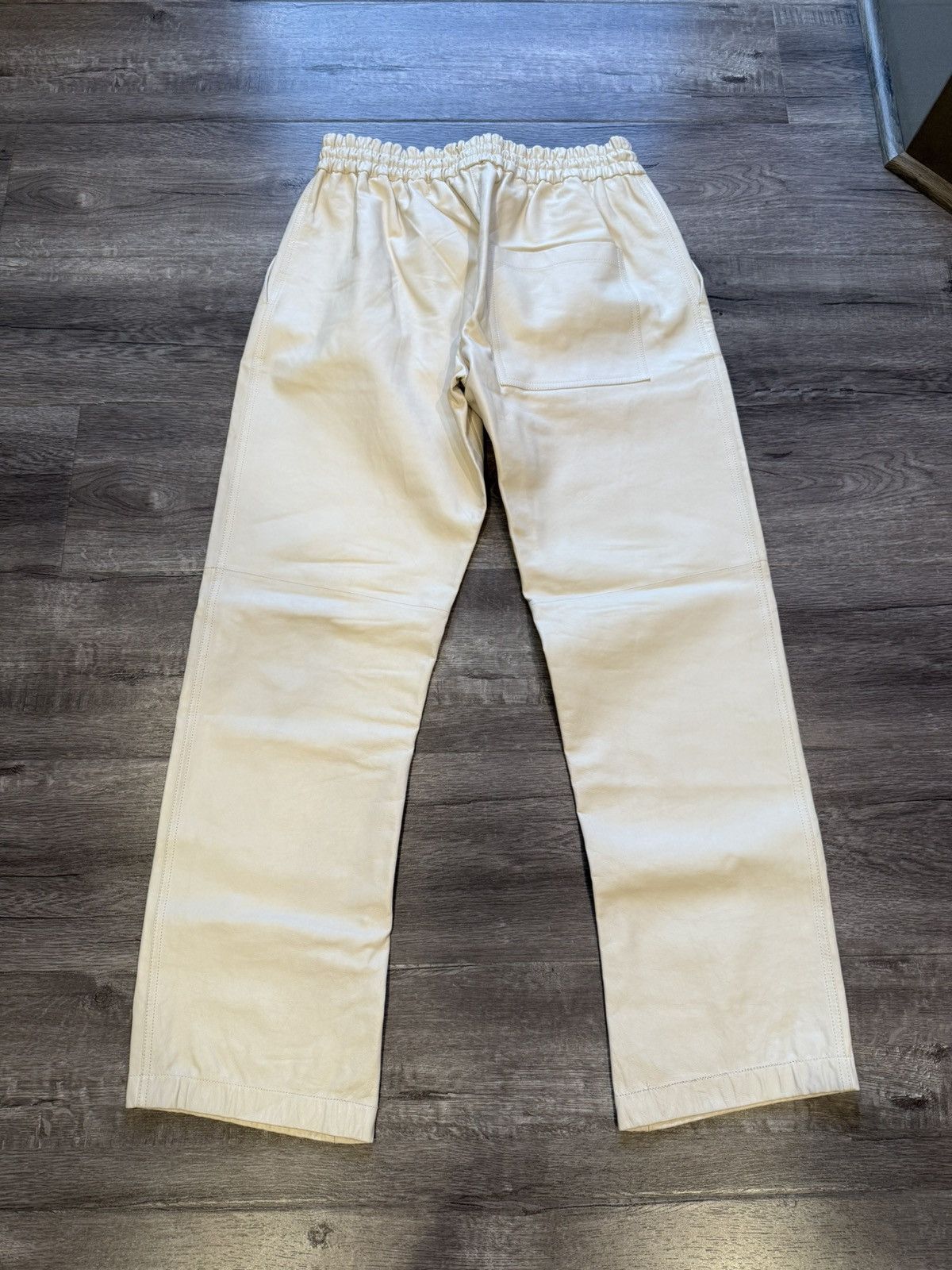 Bottega Veneta Bottega Veneta White Leather Pants Size US 34 / EU 50 - 2 Thumbnail