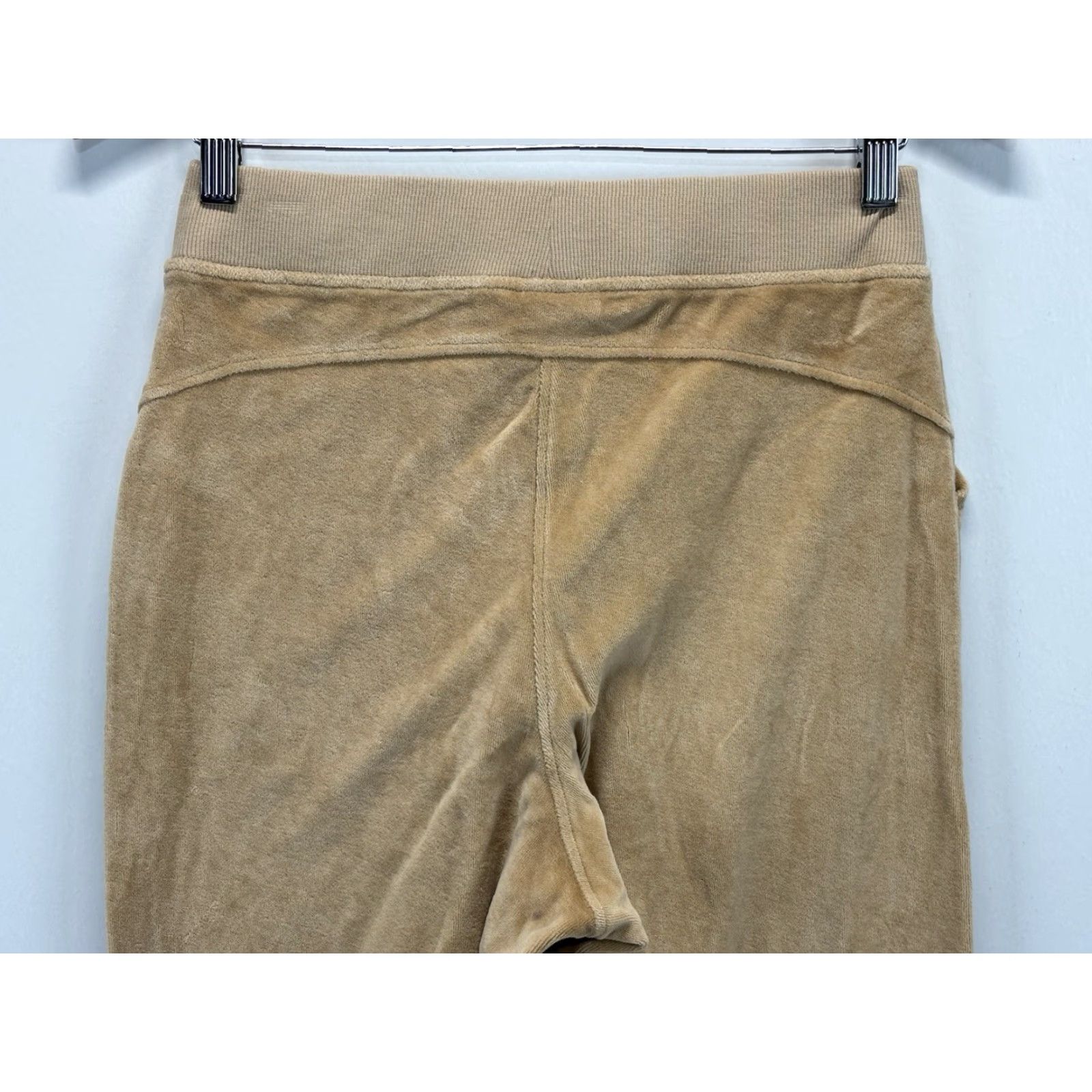Vintage Pact Sweatpants Womens S Sesame Velour Relaxed Lounge Organic Cotton Casual Beige Size 28" / US 6 / IT 42 - 5 Thumbnail