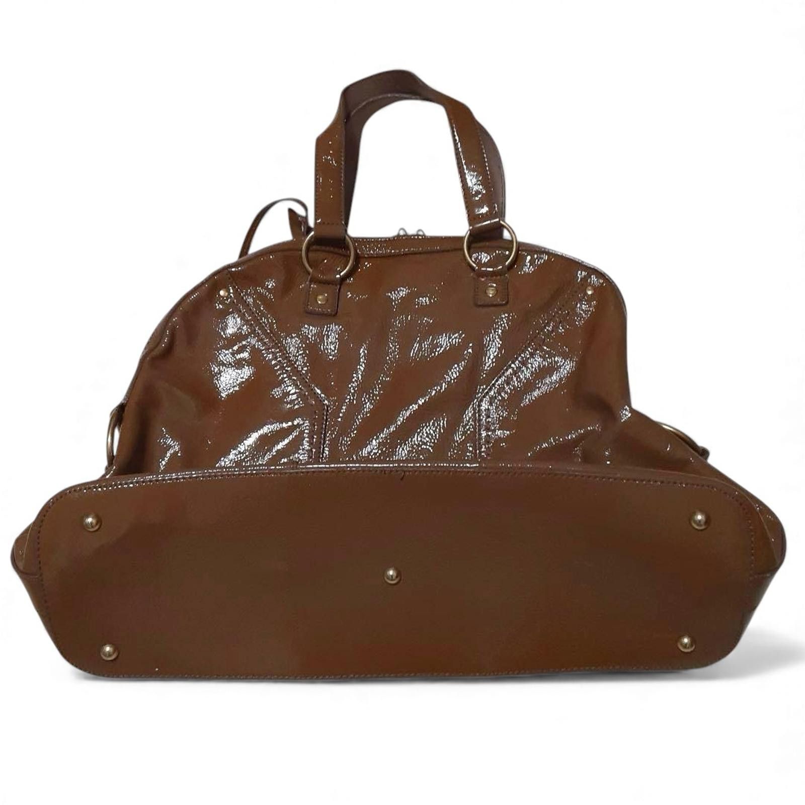 Other Saint Laurent - Brown Patent Leather Handbag Size ONE SIZE - 2 Thumbnail