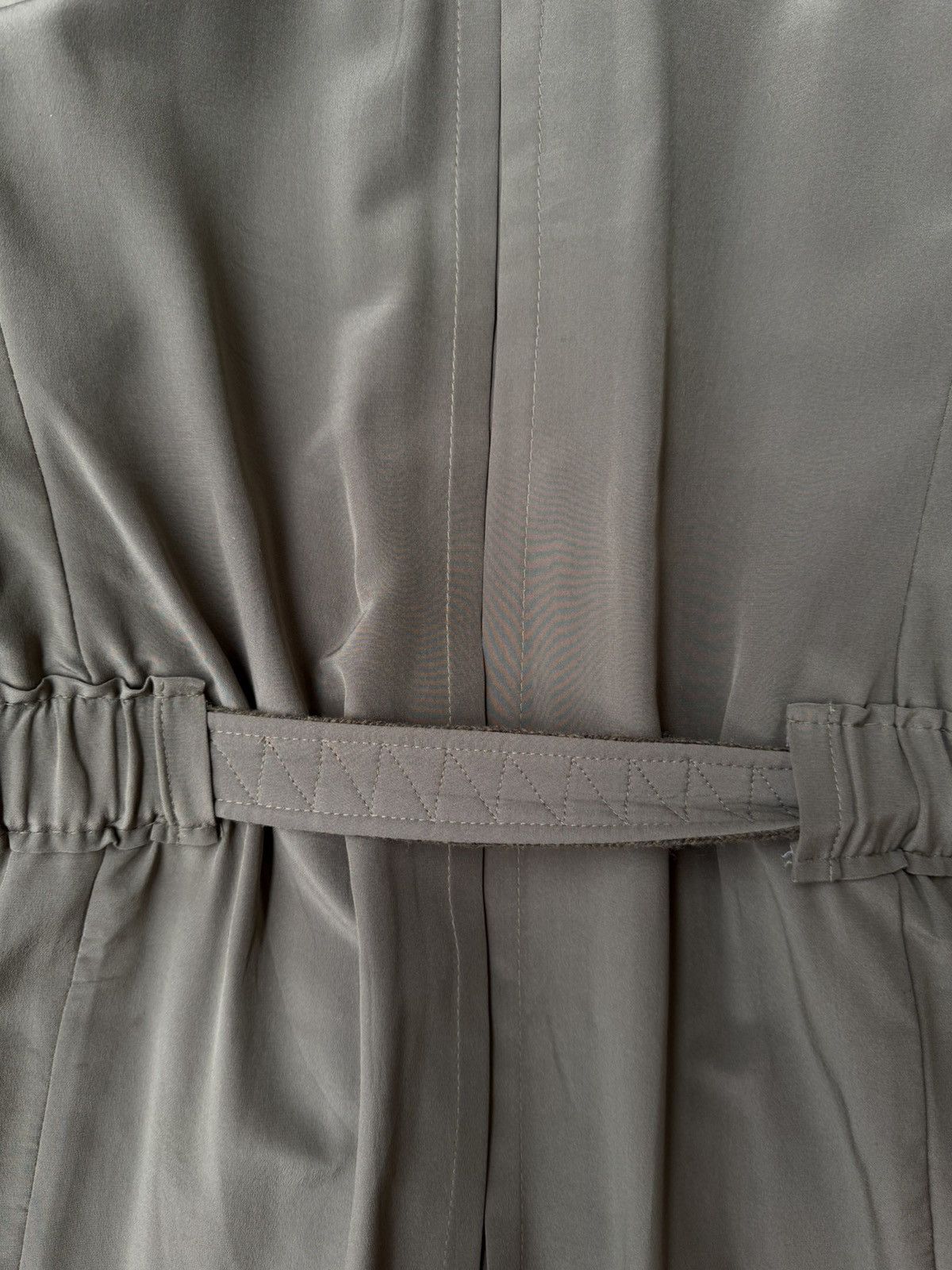 Balenciaga Balenciaga 2007 Military Fur Collar Belted Silk Parka Size US XS / EU 42 / 0 - 8 Thumbnail
