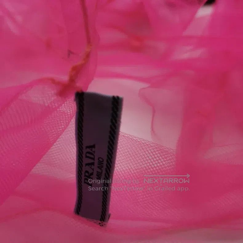 Prada Prada Pink gauze skirt Size XS / US 0-2 / IT 36-38 - 9 Thumbnail