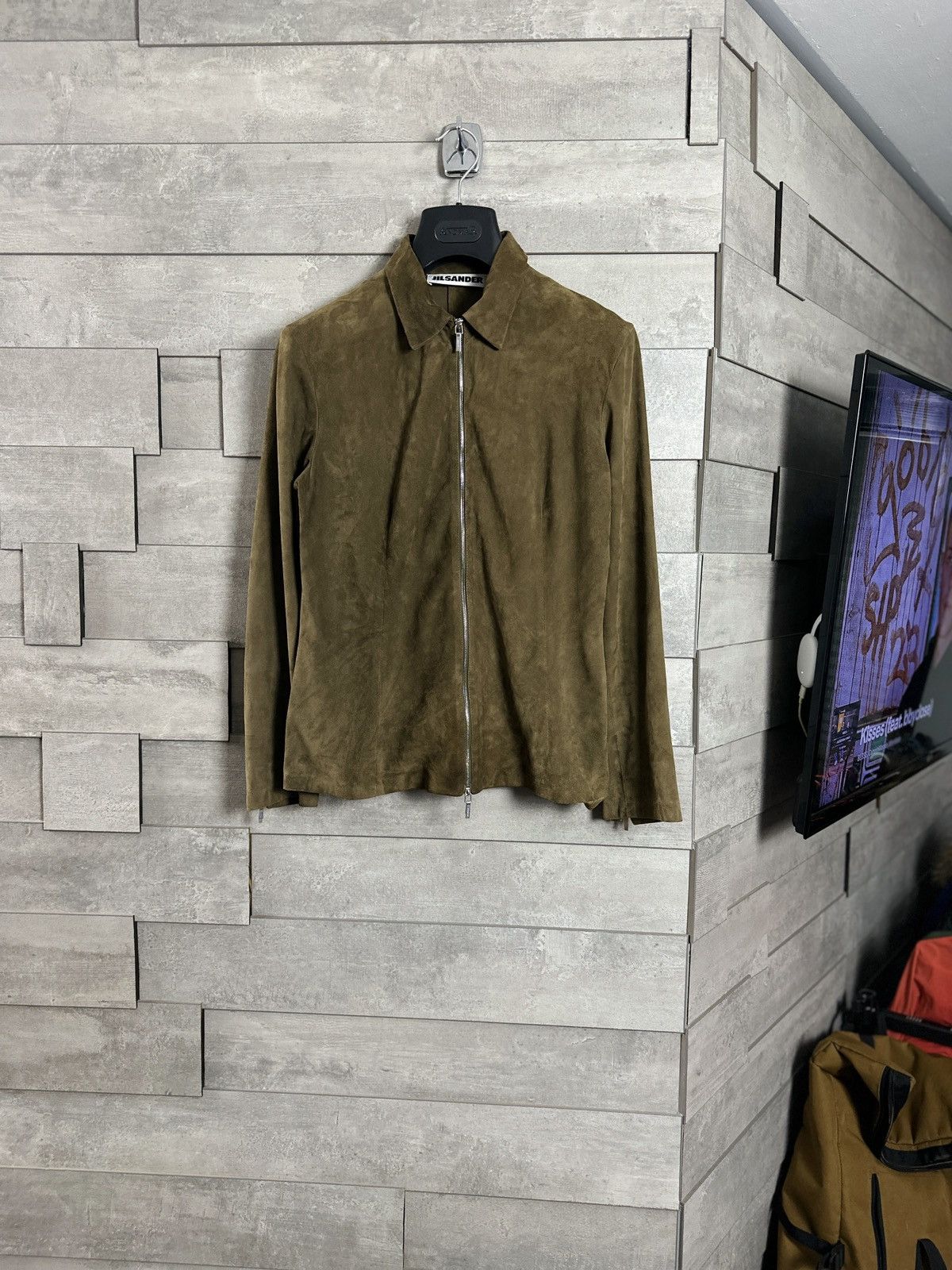 Jil Sander Jil Sander Leather Jacket Size S / US 4 / IT 40 - 1 Thumbnail