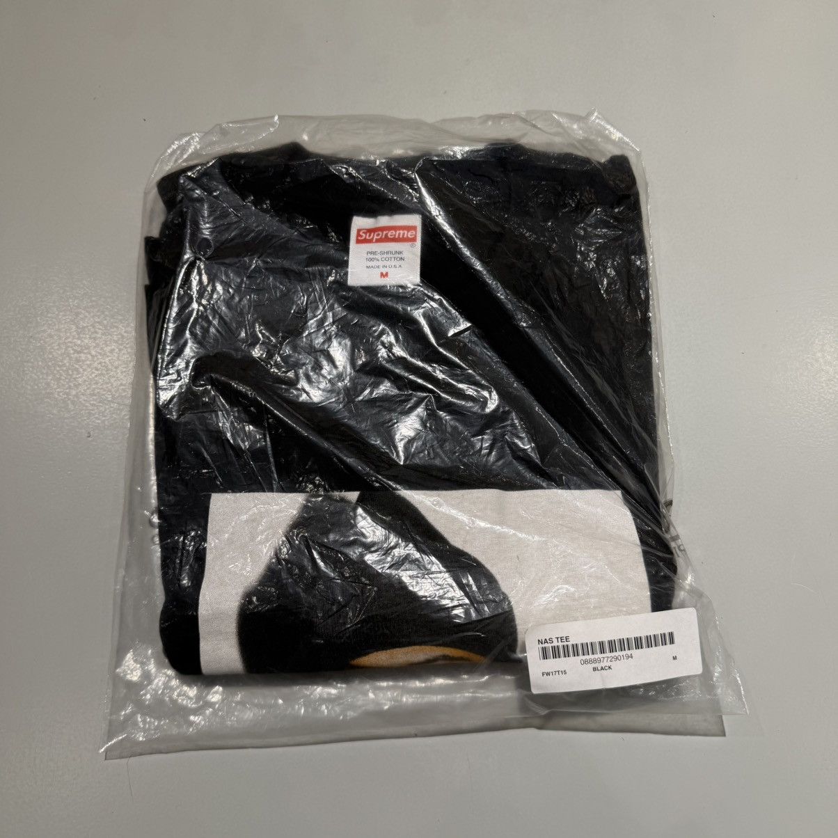 Supreme Supreme Nas Tee Black Size US M / EU 48-50 / 2 - 2 Thumbnail