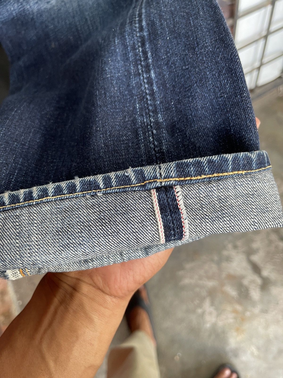Distressed Eternal Half Selvedge Denim
