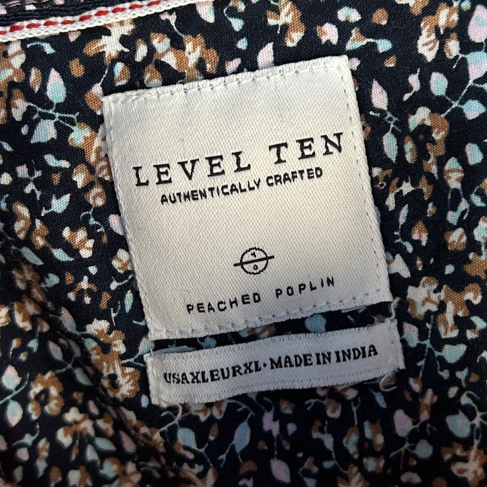 Other Level Ten Peached Poplin Button Front Shirt XL Size US XL / EU 56 / 4 - 3 Thumbnail