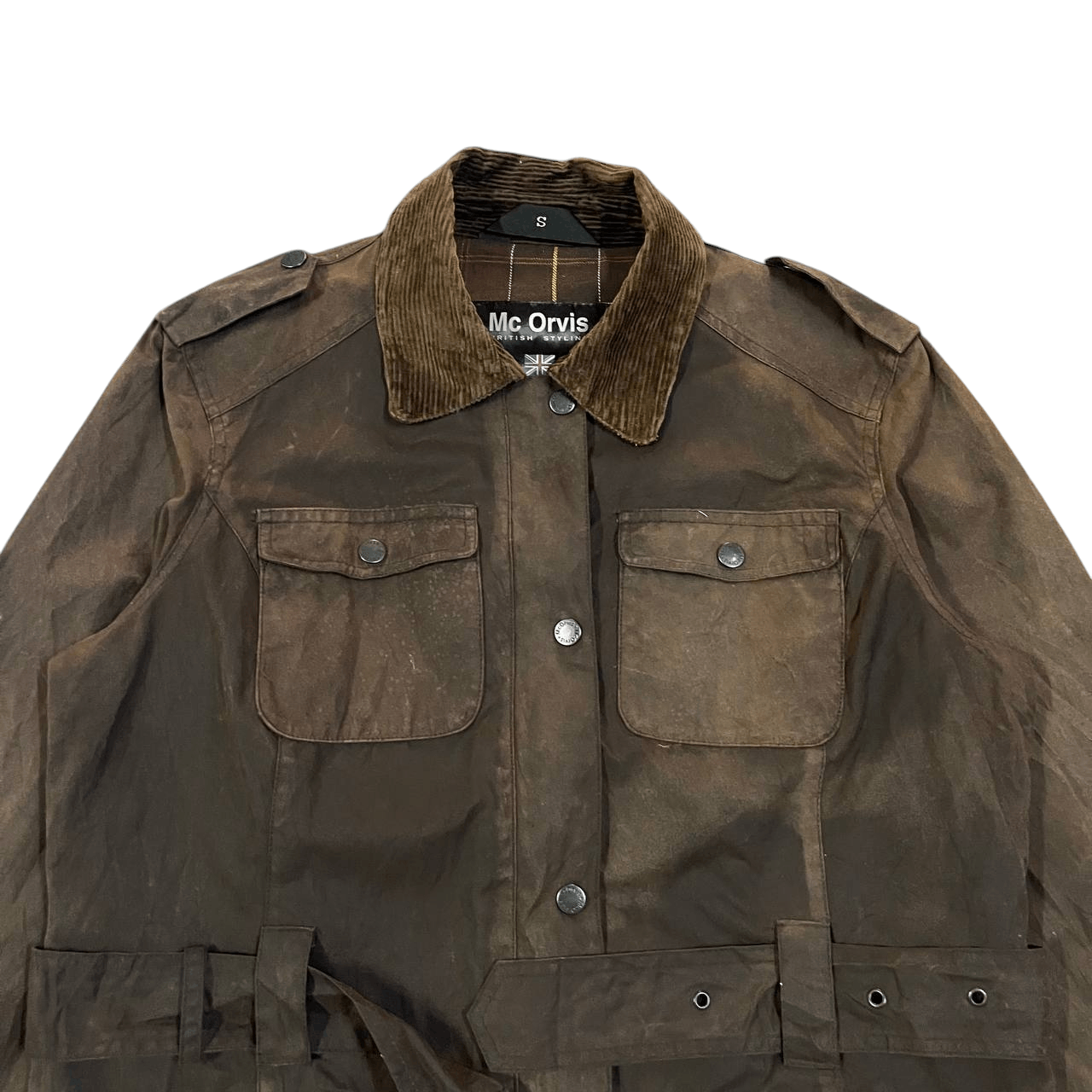 Orvis Vintage Mc Orvis Waxed Cotton Jacket Size US S / EU 44-46 / 1 - 2 Thumbnail