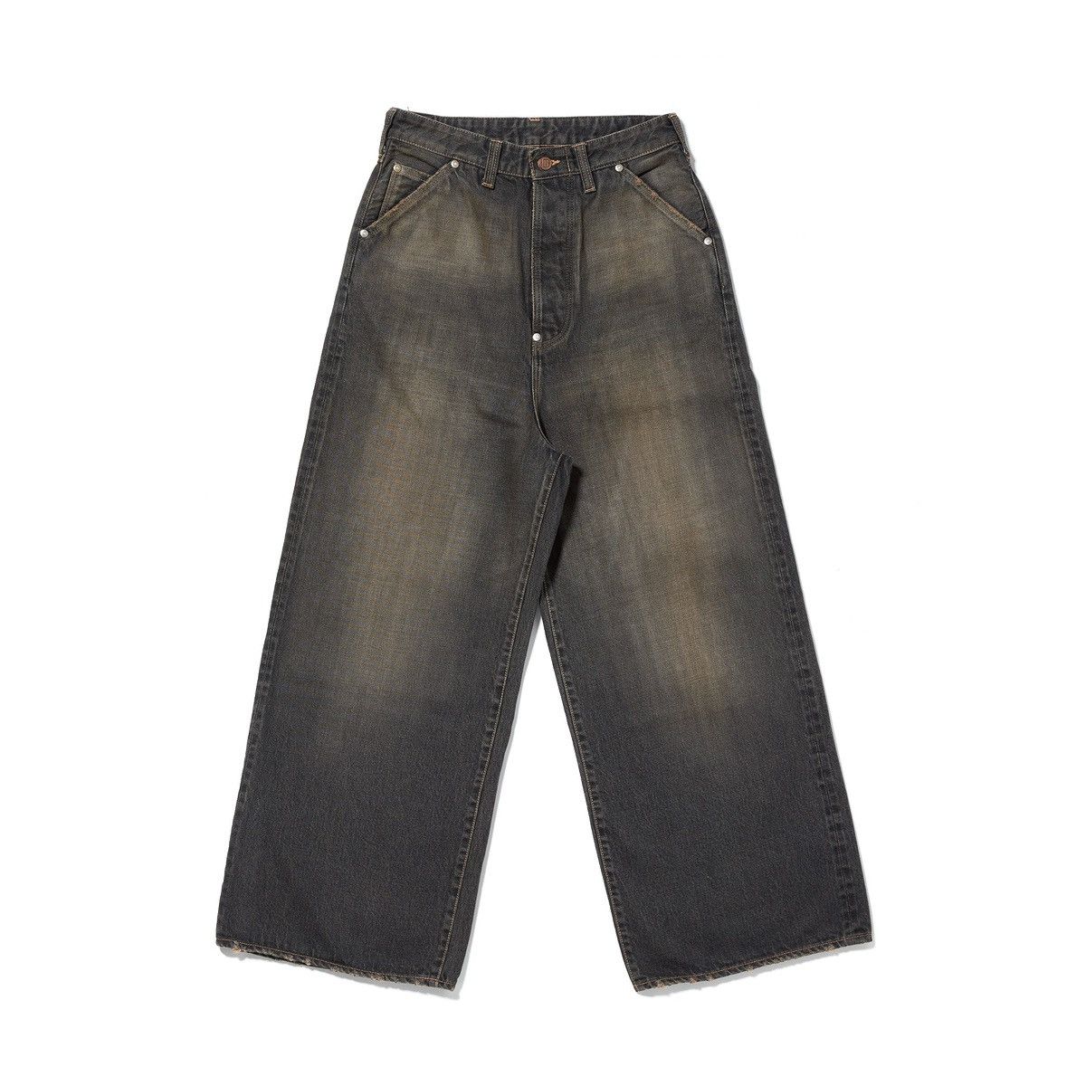 Japanese Brand Daisuke Tanabe Coffee Black Denim Trousers Destroyed Size 27" / US 4 / IT 40 - 1 Thumbnail
