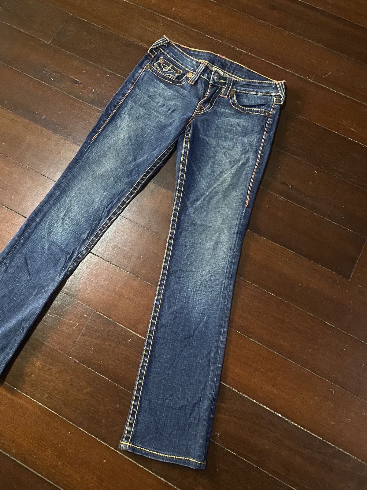 Designer × True Religion Fire 🔥 TRUE RELIGION made in usa big stitching boot cut Size 32" / US 10 / IT 46 - 13 Thumbnail