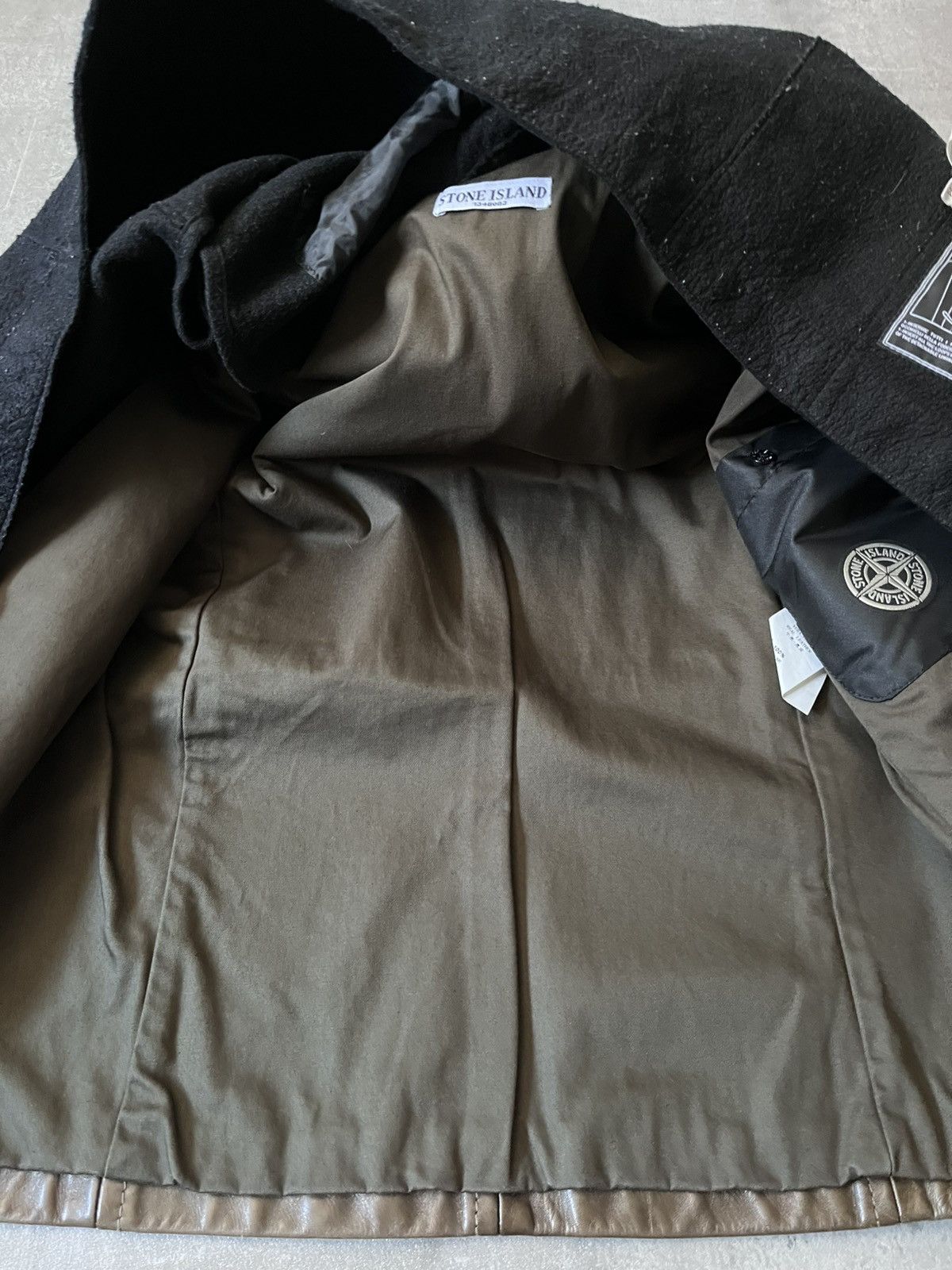 Stone Island Stone Island A/W 2008 2 in 1 leather jacket coat Size US M / EU 48-50 / 2 - 15 Thumbnail