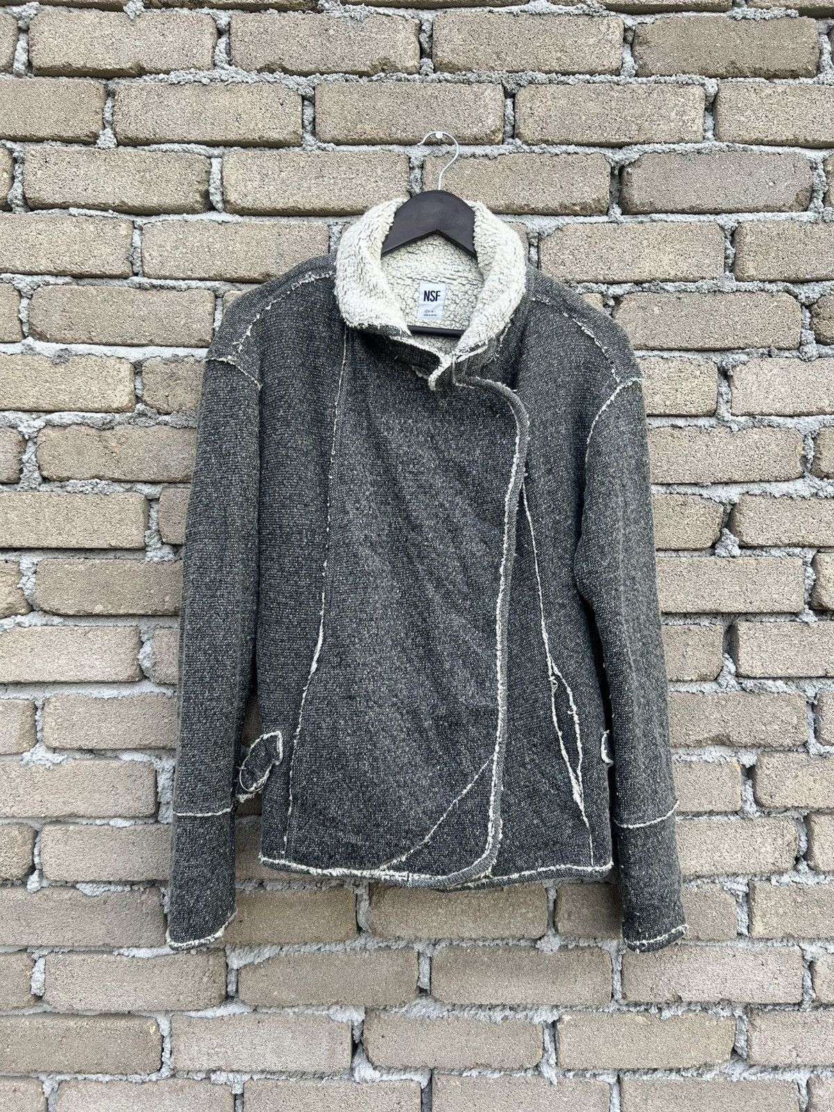 NSF NSF Fleece Cutoff Style Jacket Size S / US 4 / IT 40 - 2 Thumbnail