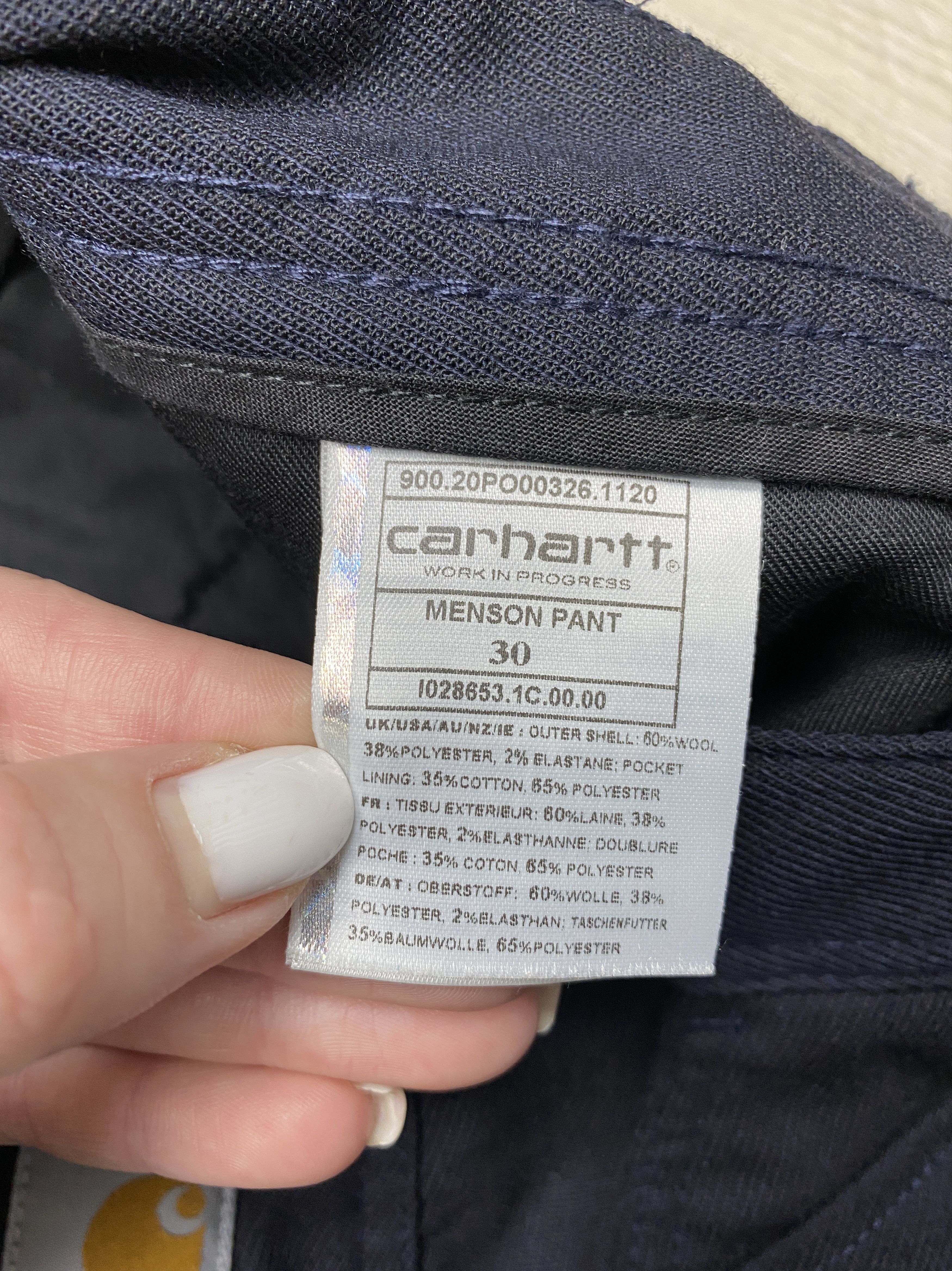 Carhartt Wip Carhartt Wip Vintage Mens Menson Chino Pants Y2K Size US 30 / EU 46 - 9 Thumbnail