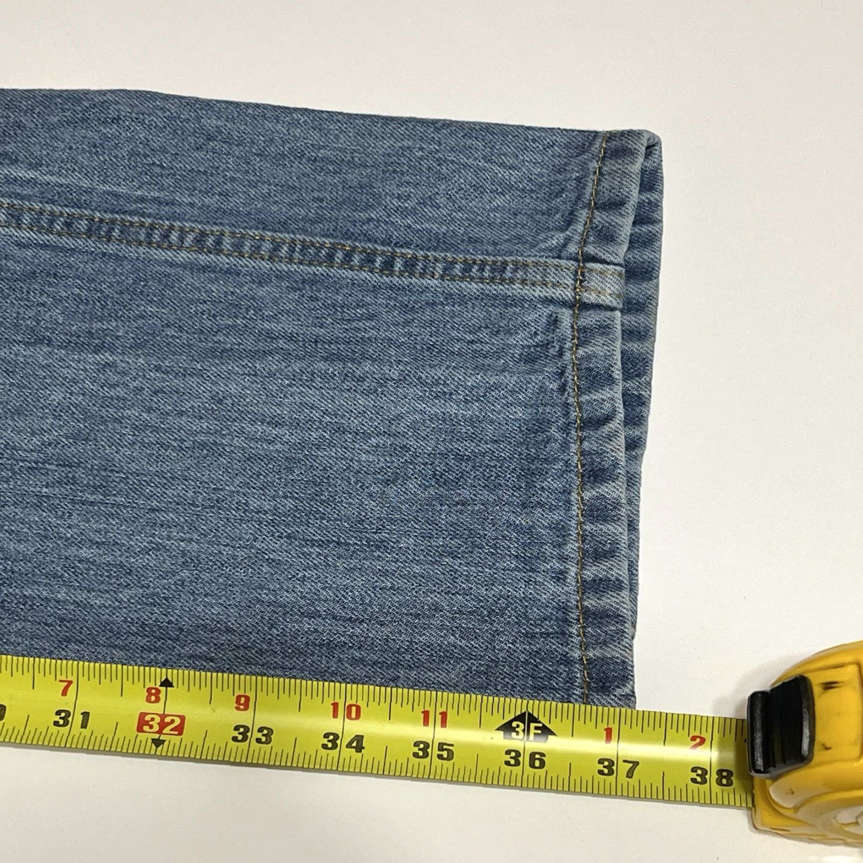 Vintage Cinch Jeans Mens Original Fit 30x38 Blue Denim Western Belt Loops 5-Pocket Medium Wash Slim Straight Vintage: No Mens Size US 30 / EU 46 - 6 Thumbnail