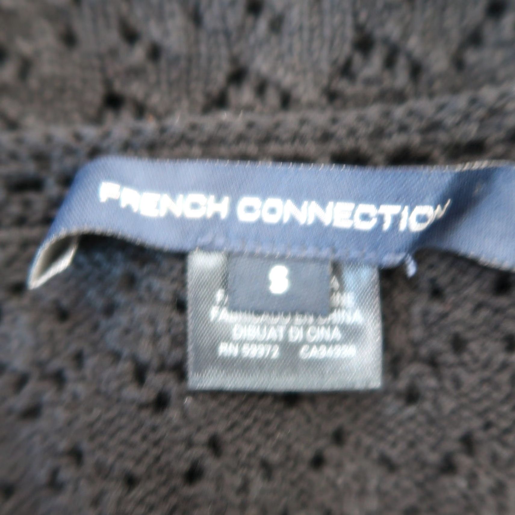 French Connection French Connection Tank Top Black Crochet Knit S NWT Women Sleeveless 100% Cotton Casual Summer Spring Fall Shirt/Top Size S / US 4 / IT 40 - 5 Thumbnail