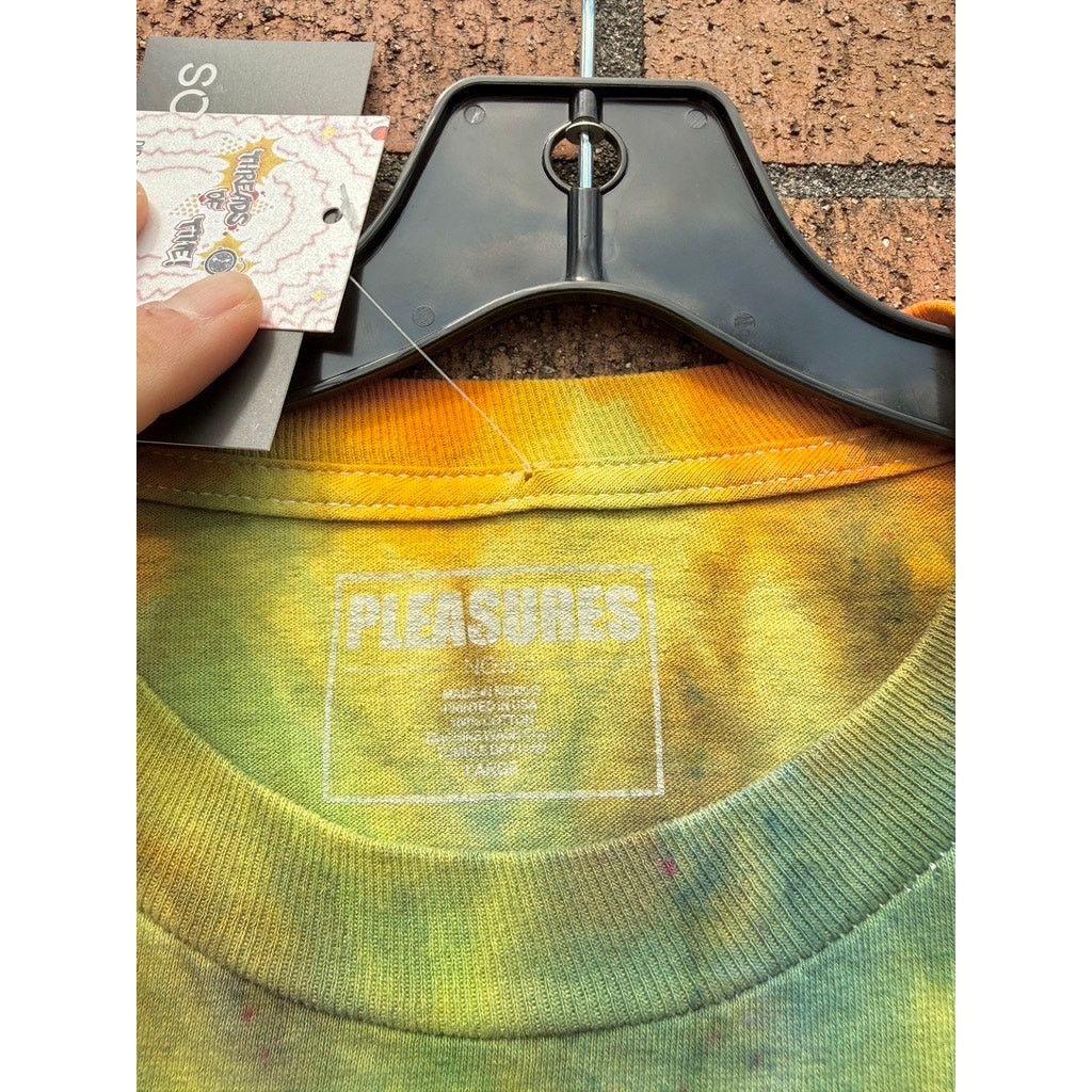 Pleasures Pleasures Equality Long Sleeve Tie Dye Skeleton Tee Shirt Size US L / EU 52-54 / 3 - 4 Thumbnail