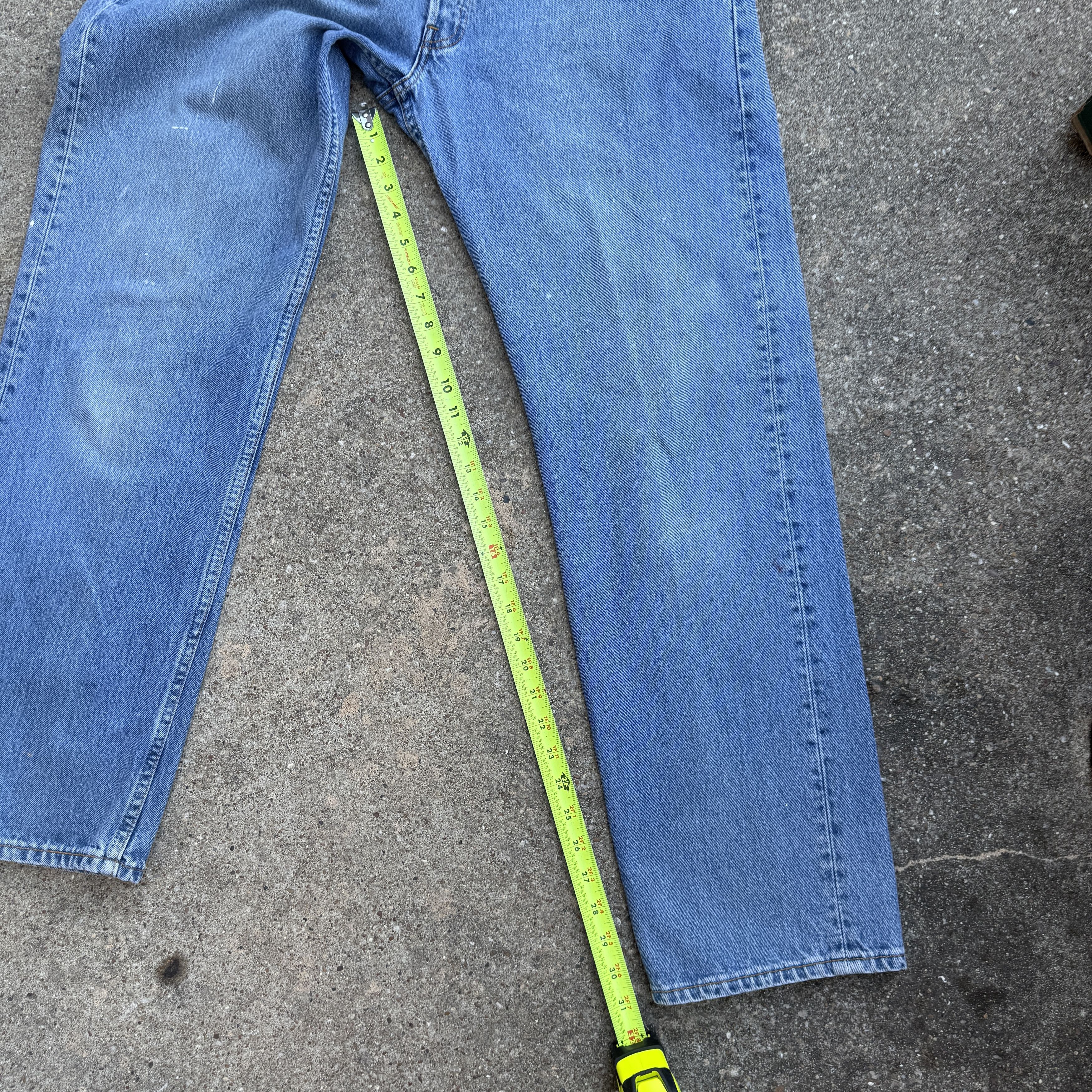 Levi's Vintage 90s Levis 501 Blue Button fly Denim Made USA Size US 36 / EU 52 - 8 Thumbnail