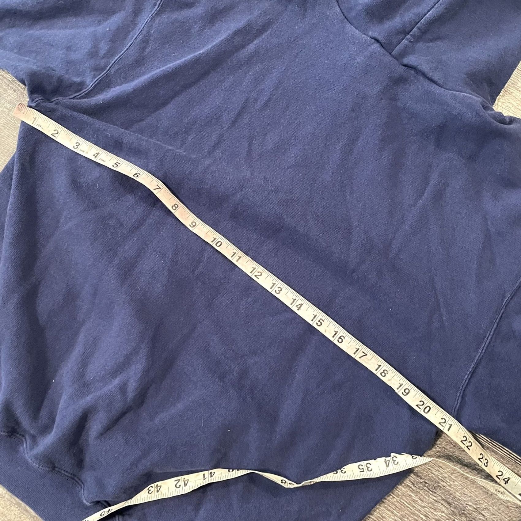 Nike VTG Nike Hoodie Swoosh 90s Blue White Tag Essential Hoodie Mens Small Vintage Check Fleece 1990s US Made Size US S / EU 44-46 / 1 - 5 Thumbnail