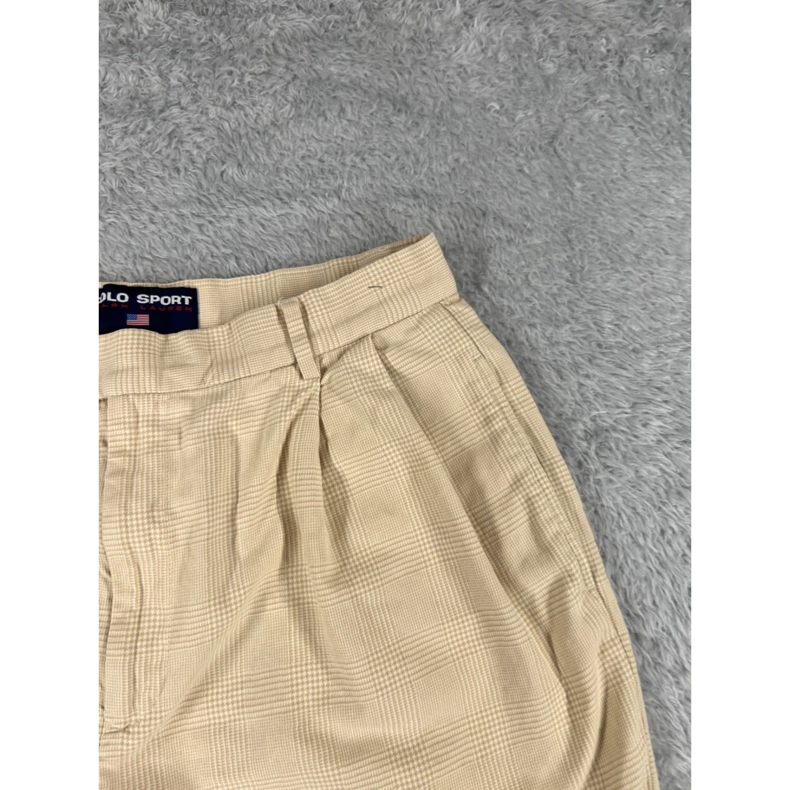 Vintage VINTAGE Polo Sport Ralph Lauren Shorts Women 10 Beige Bermuda Casual Activewear Summer 90s Womens Size 32" / US 10 / IT 46 - 5 Thumbnail