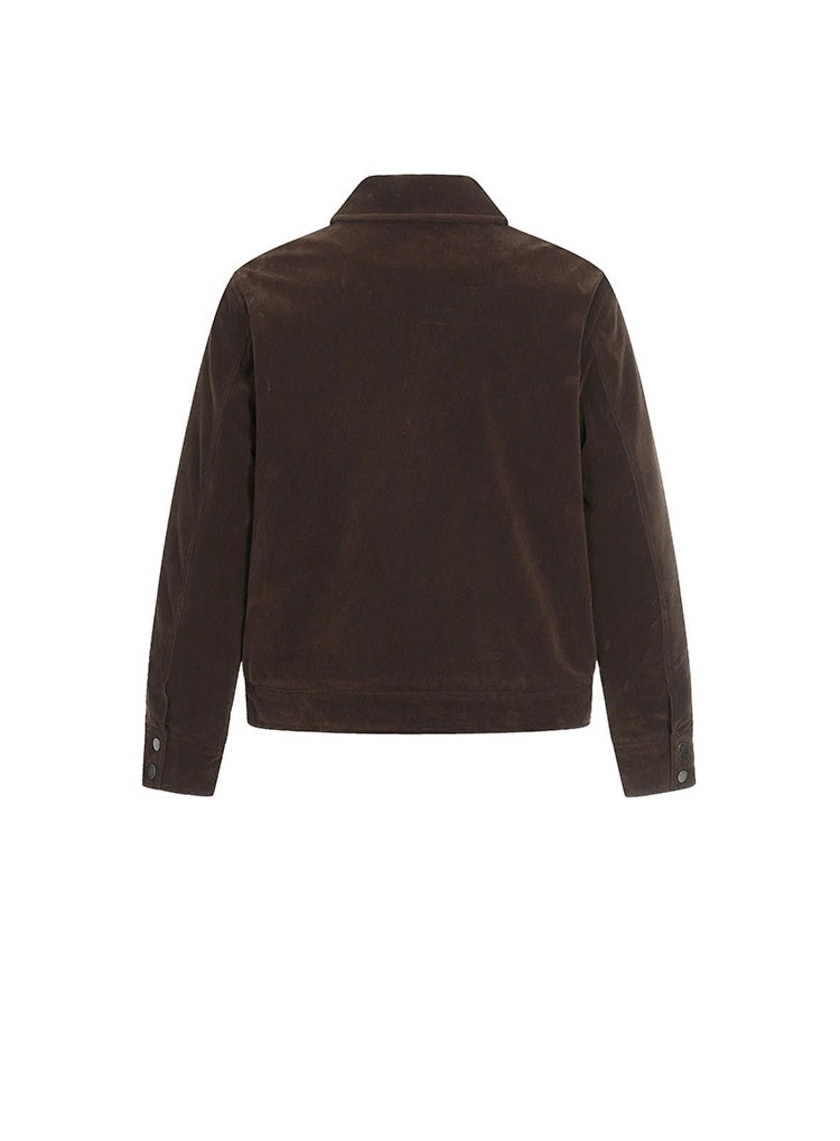 Japanese Brand Fireman Clasp Brown Suede Jacket Size US M / EU 48-50 / 2 - 10 Thumbnail