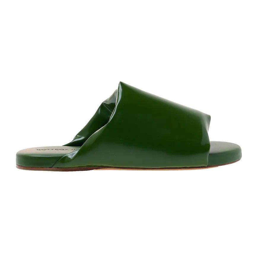 Bottega Veneta o1n1vont0824 Cushion Mules in Green Size US 5.5 / EU 38 - 1 Thumbnail