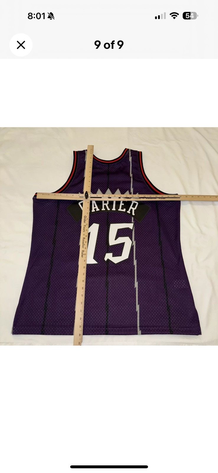 Mitchell & Ness Mitchell & Ness Toronto Raptors Vince Carter Jersey Size XL Size US XL / EU 56 / 4 - 8 Thumbnail