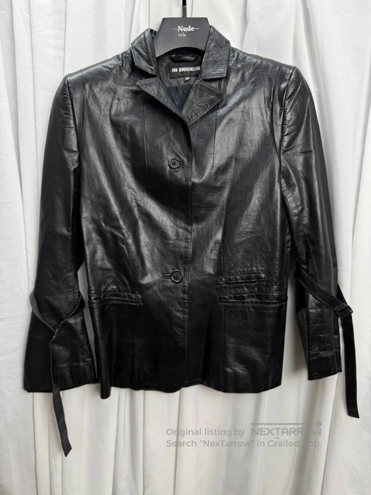 Ann Demeulemeester FW99 Leather Jacket | Grailed