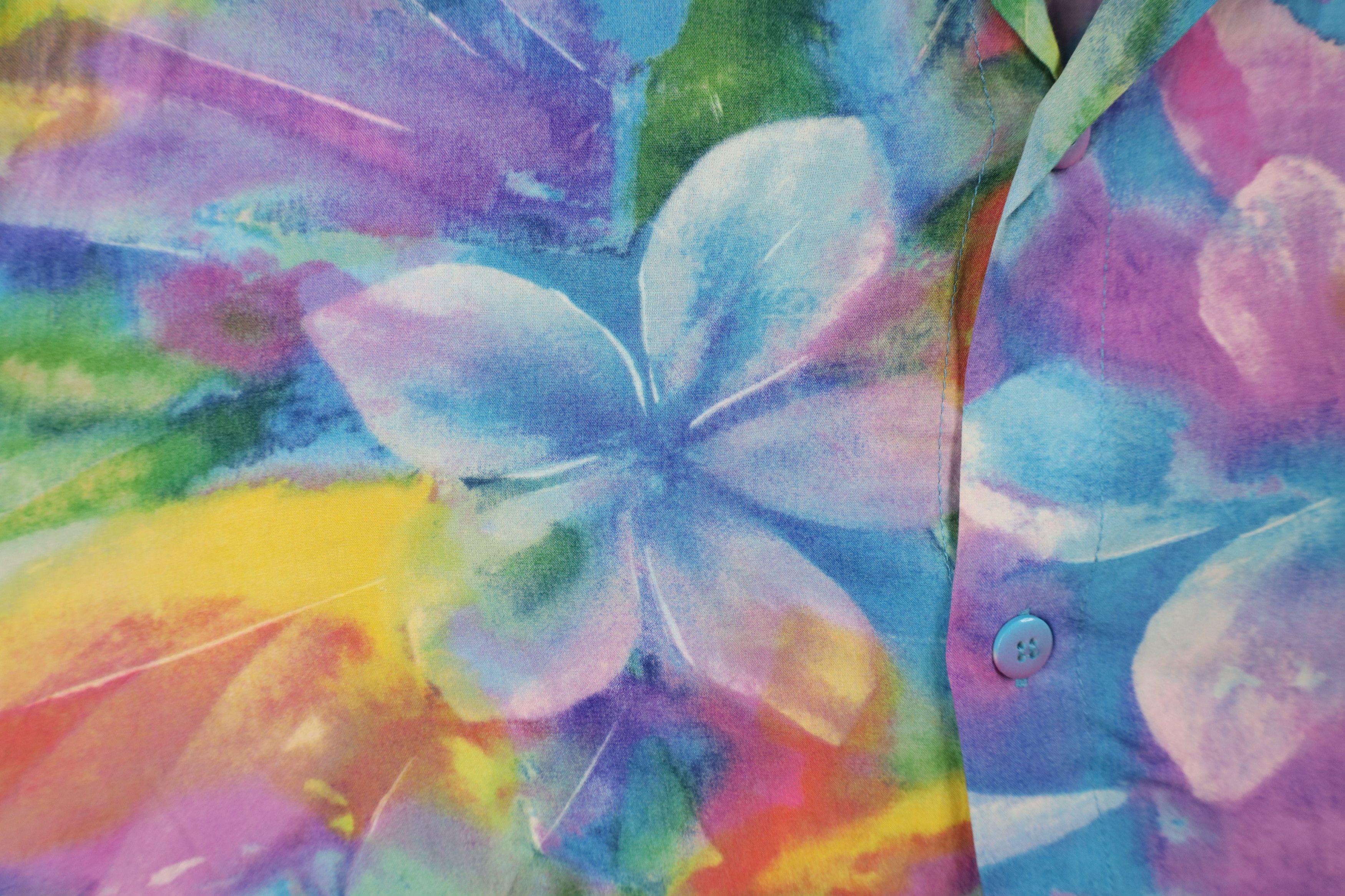 Vintage Vintage Y2K Jams World 50 Years Flower Button Shirt USA Size US XL / EU 56 / 4 - 5 Thumbnail