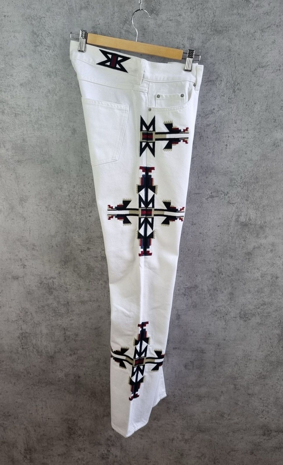 Isabel Marant Isabel Marant Jeans Art Embroidery Design Denim Pants Size US 34 / EU 50 - 5 Thumbnail