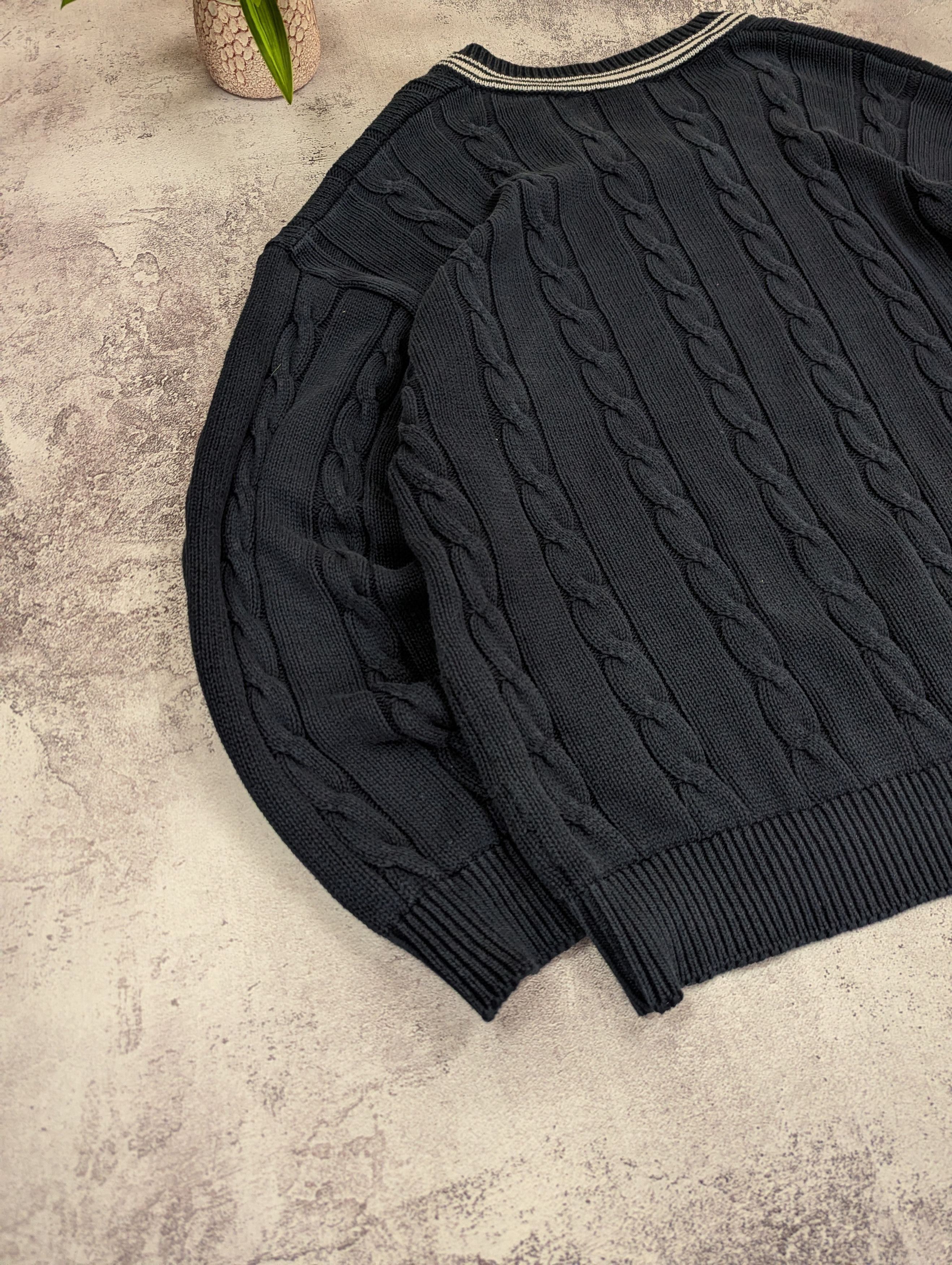 Lacoste VTG Lacoste Sport Cable Knit Sweater Size 8 Size US XXL / EU 58 / 5 - 18 Thumbnail