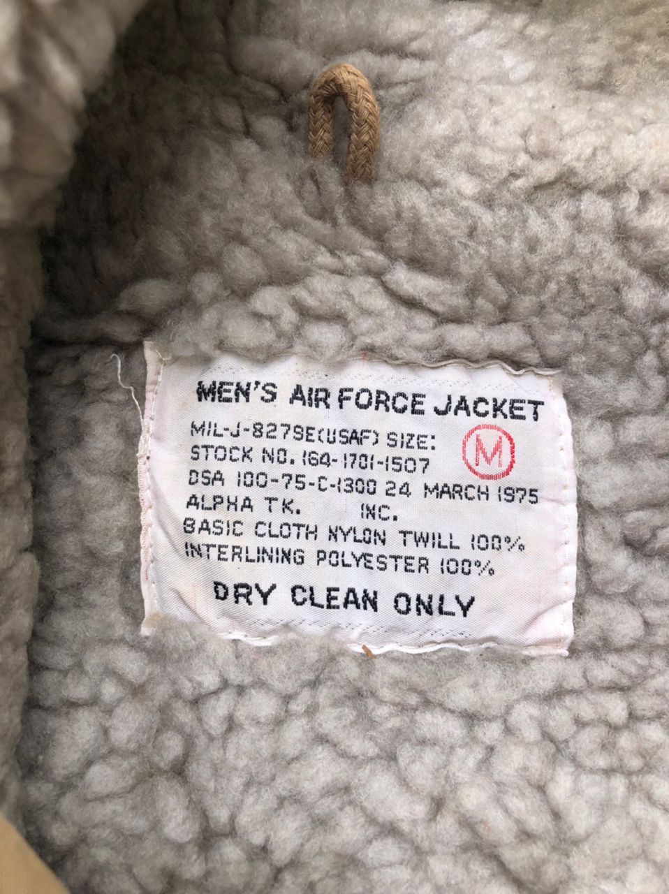 Vintage Vintage USAF Fur Sherpa Bomber Jacket Faded Size US M / EU 48-50 / 2 - 3 Thumbnail