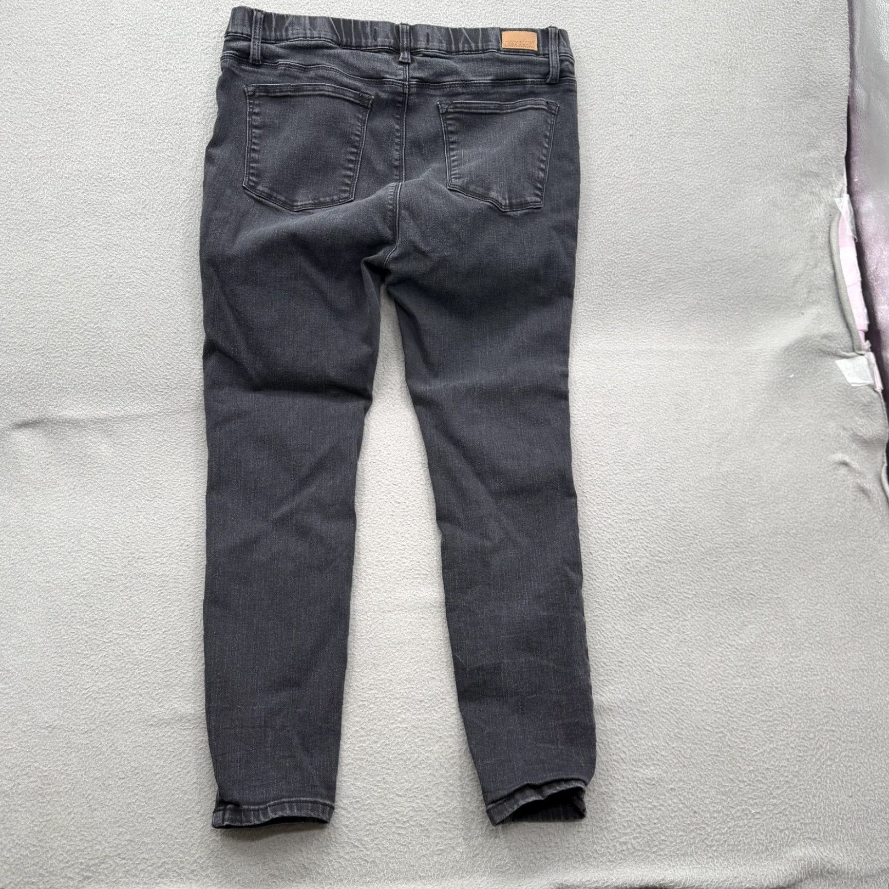 Vintage Judy Blue Jeans Womens 15/32 Black High Rise Jegging Stretch Denim Pull On Slim Pockets 5-Pocket Size 36" / US 14 / IT 50 - 2 Thumbnail