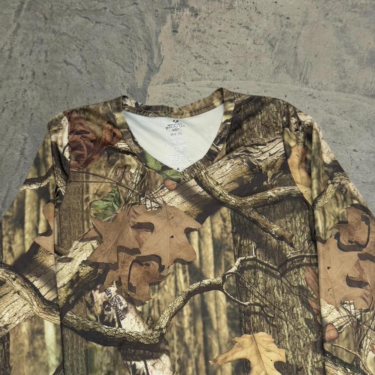 Mossy Oaks × Vintage Vintage Y2K Mossy Oak Camo Long Sleeve Shirt Size M / US 6-8 / IT 42-44 - 2 Thumbnail