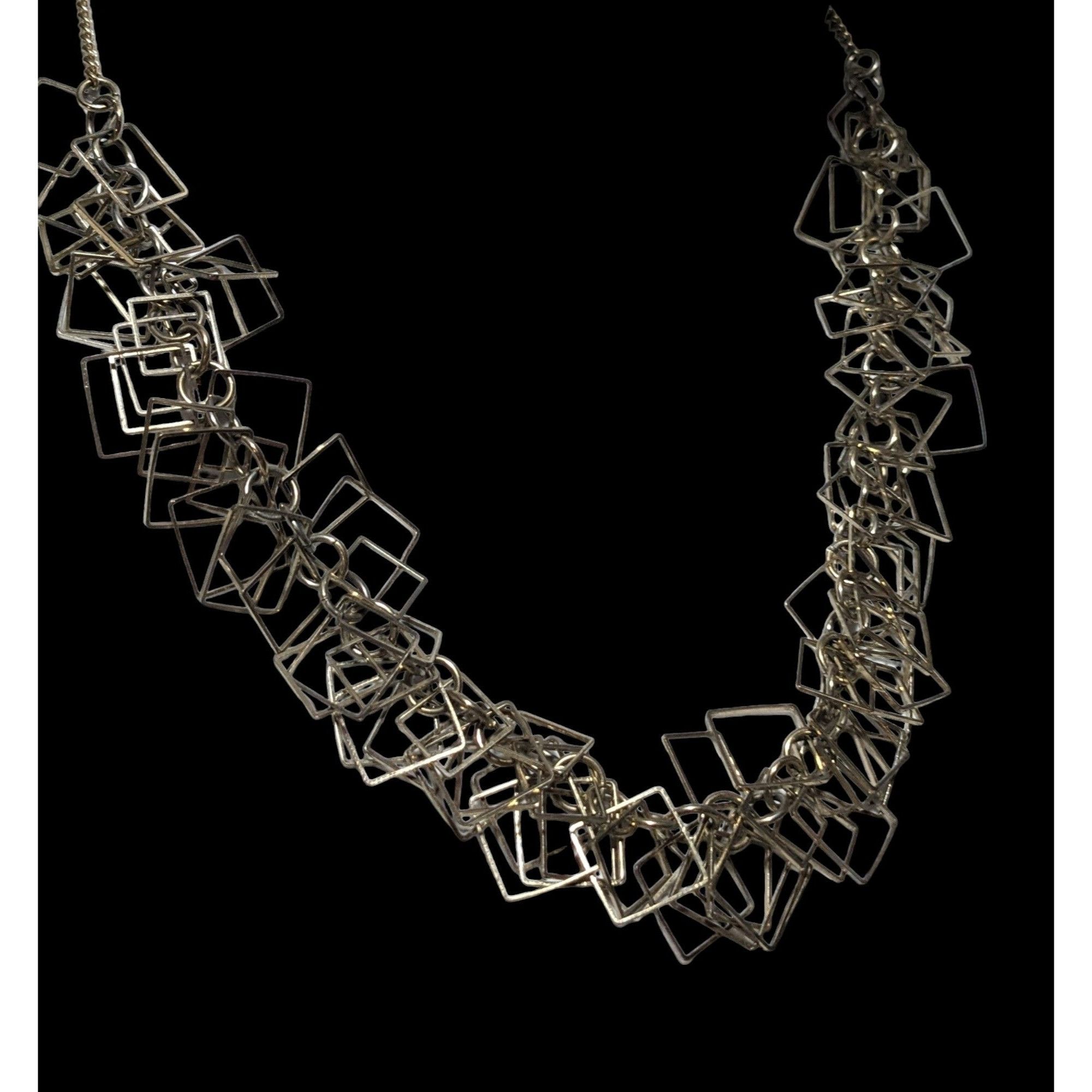 Other Gold Geometric Fringe Link Necklace Size ONE SIZE - 4 Thumbnail