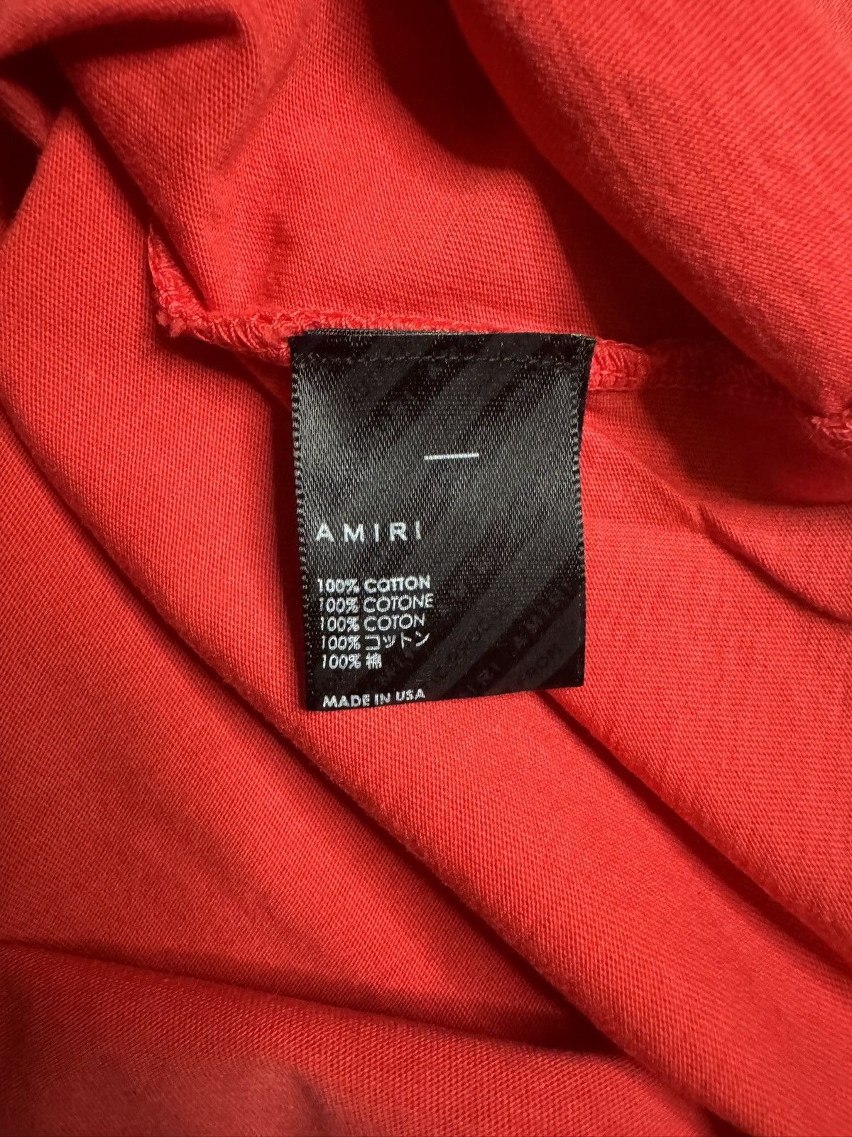 Amiri Amiri Red Collegiate Tee Size US M / EU 48-50 / 2 - 6 Thumbnail